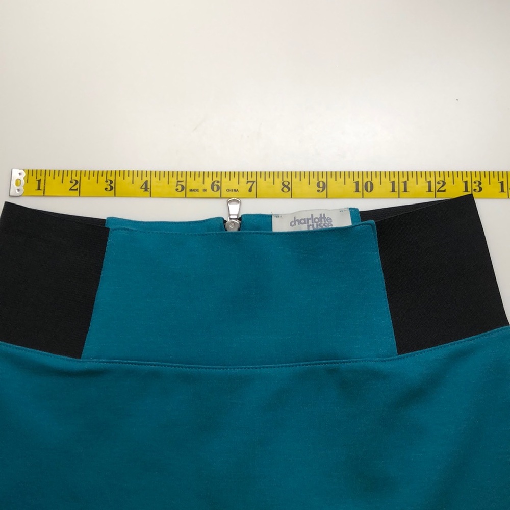 Turquoise Mini Skirt - Picture 5 of 5